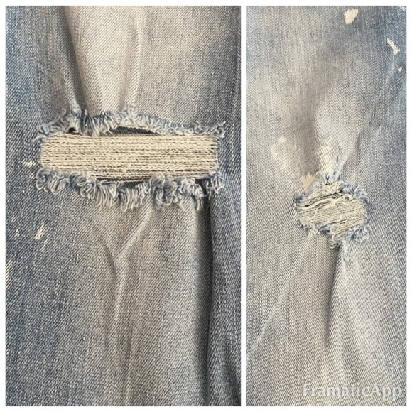 NWT Nova Man Owen Slim Taper Jeans SZ 30x32 Light Wash Destruction - Picture 12 of 16